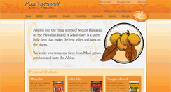 Desktop Screenshot of mauiupcountryjamsandjellies.com